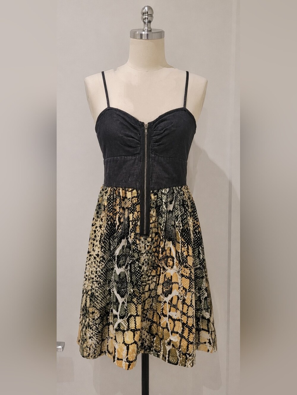 Johnny Martin Denim Top Flowy Dress